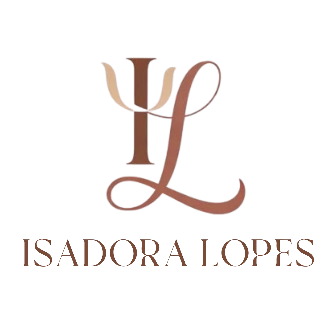 Logo da psicóloga Isadora Lopes.